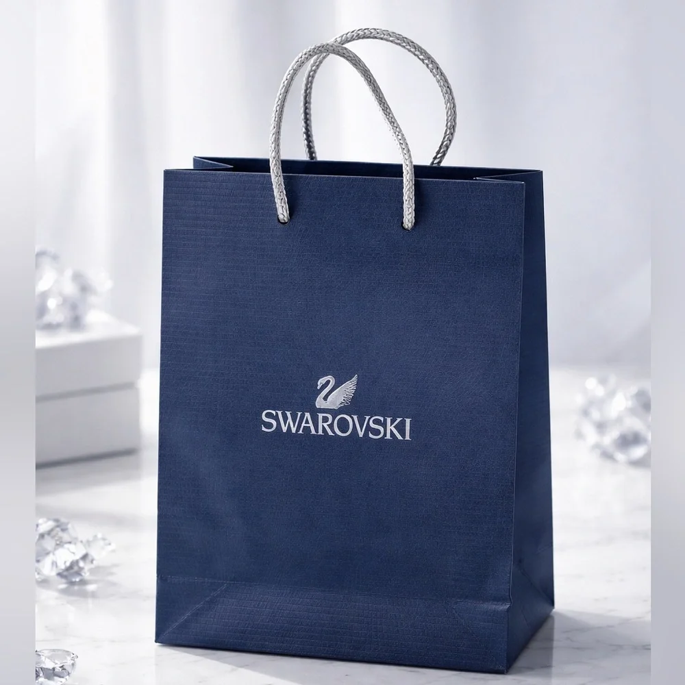 Swarovski Dark Blue Luxury Bag